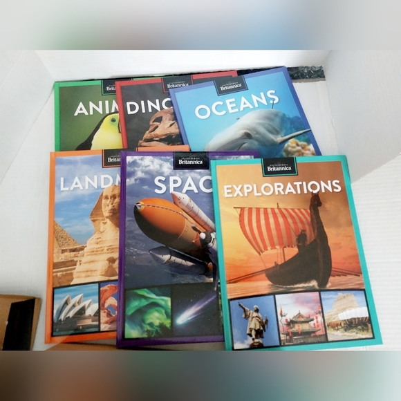 ENCYCLOPEDIA BRITANNICA Virtual Reality Exploration 6 Interactive Books Set - Picture 12 of 12